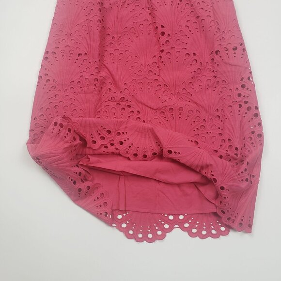 Andie Santiago Crop Top Mona Skirt Set Sz M Rosette Cotton Eyelet Summer Outfit - Picture 14 of 16